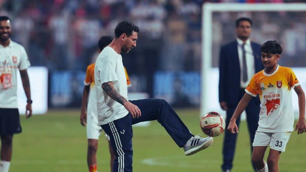 messi Launches youth football program in india