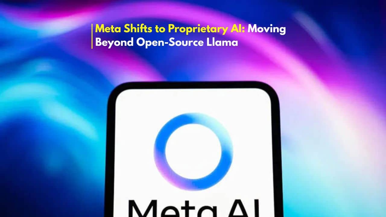 meta shifts to proprietary ai