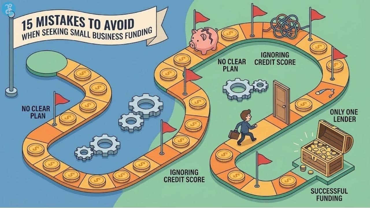 Mistakes to Avoid When Seeking Small Business Funding featured image