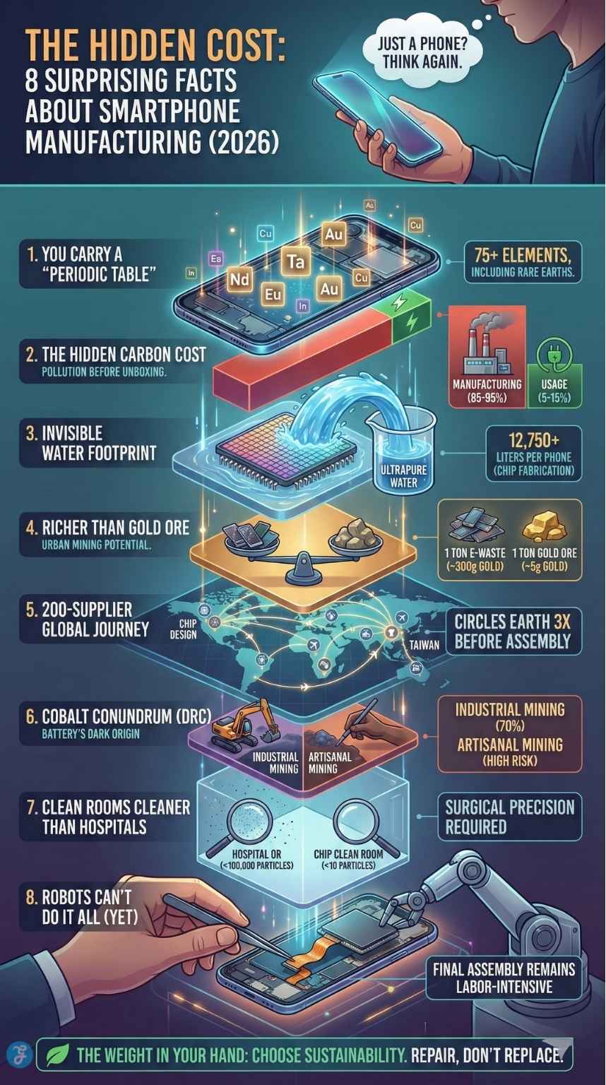 smartphone manufacturing facts