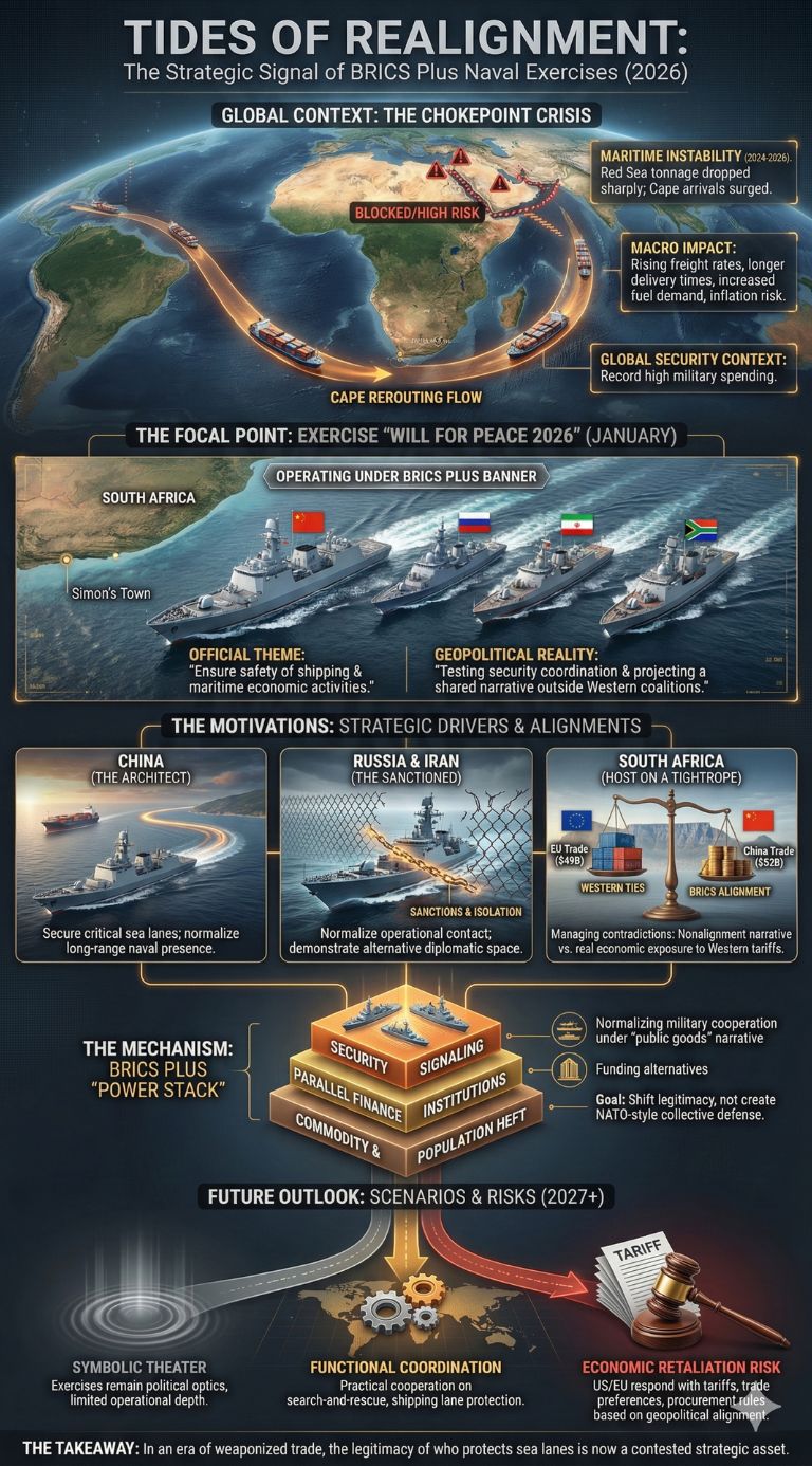 BRICS Plus Naval Exercises