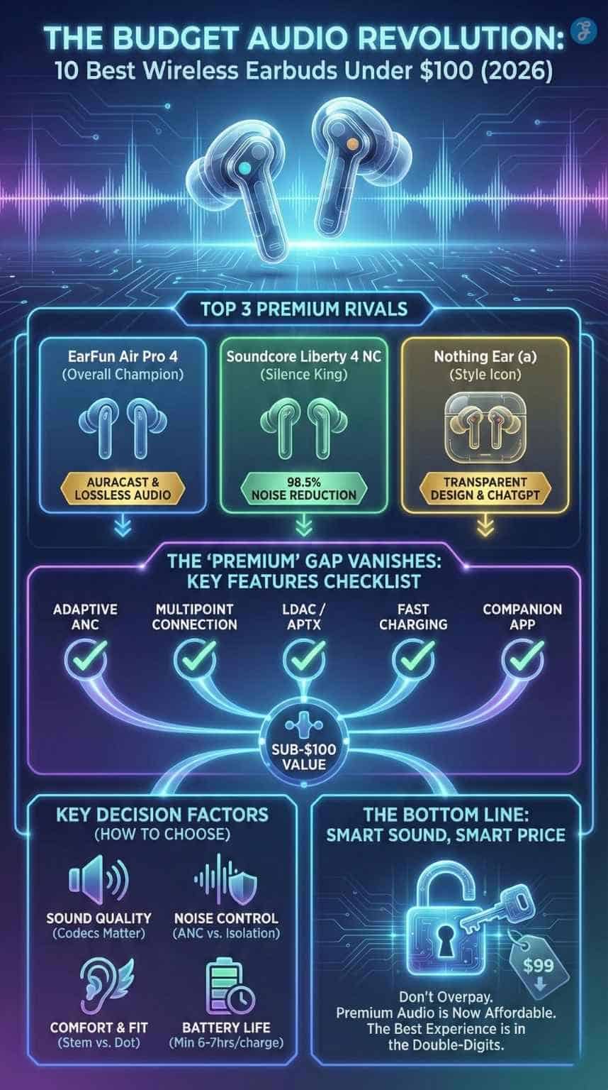 Best Wireless Earbuds Under $100