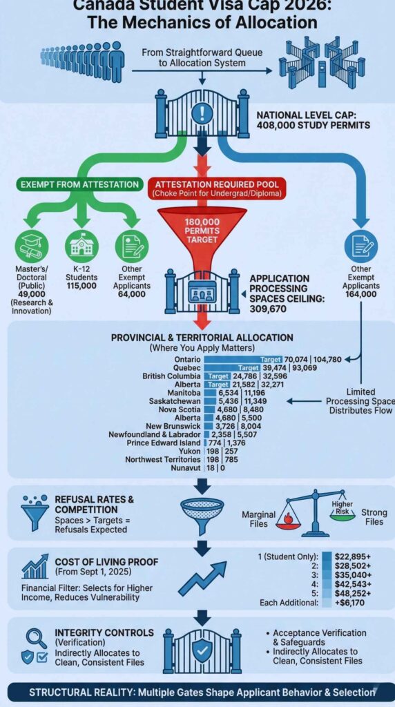 Canada Student Visa Cap 2026: The Mechanics That Decide Who Gets In?