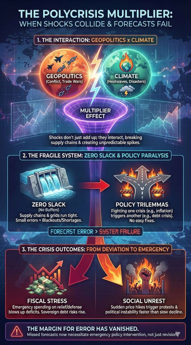 Climate Shocks Turn Forecast Errors Into Policy Crises