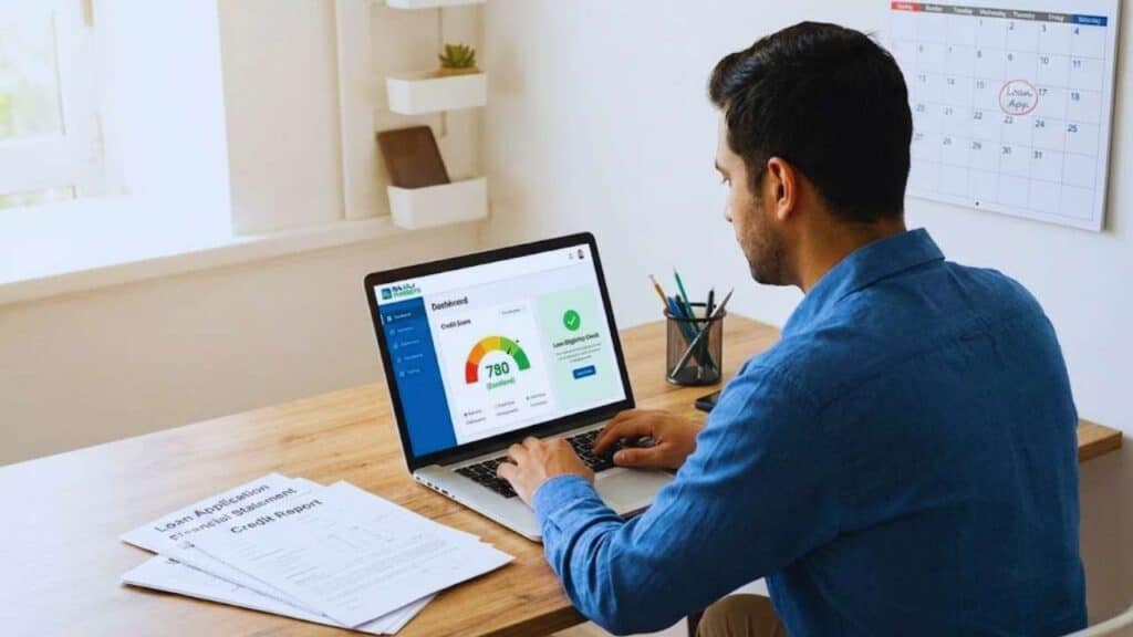 How Regular Credit Score Tracking with Bajaj Markets Helps Prevent Loan Rejection