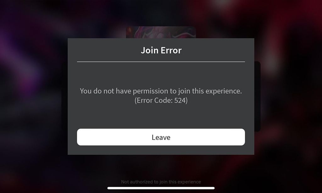 How to Fix Error Code 524 Roblox