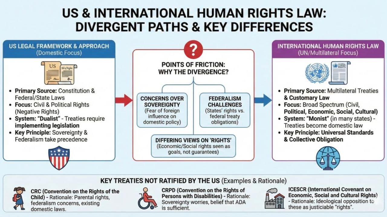 American unilateralism vs international law