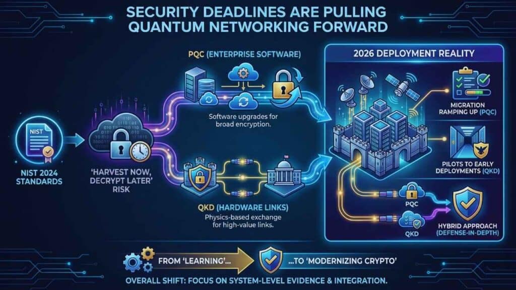 Security Deadlines Are Pulling Quantum Networking Forward