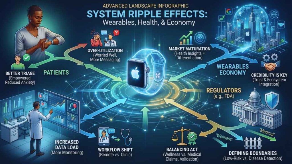 System Ripple Effects: Patients, Clinicians, Regulators, And The Wearables Economy