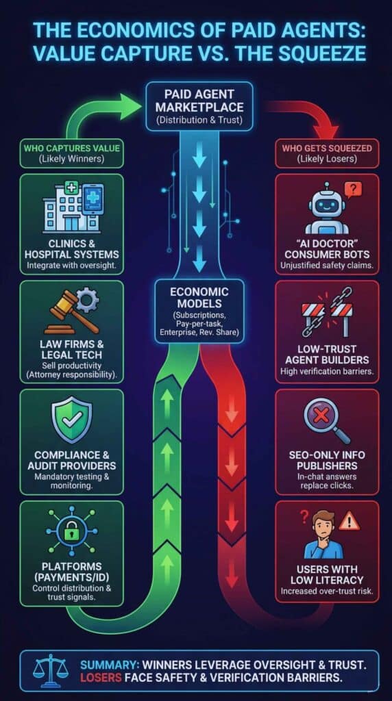 The Economics Of Paid Agents: Who Captures Value And Who Gets Squeezed?