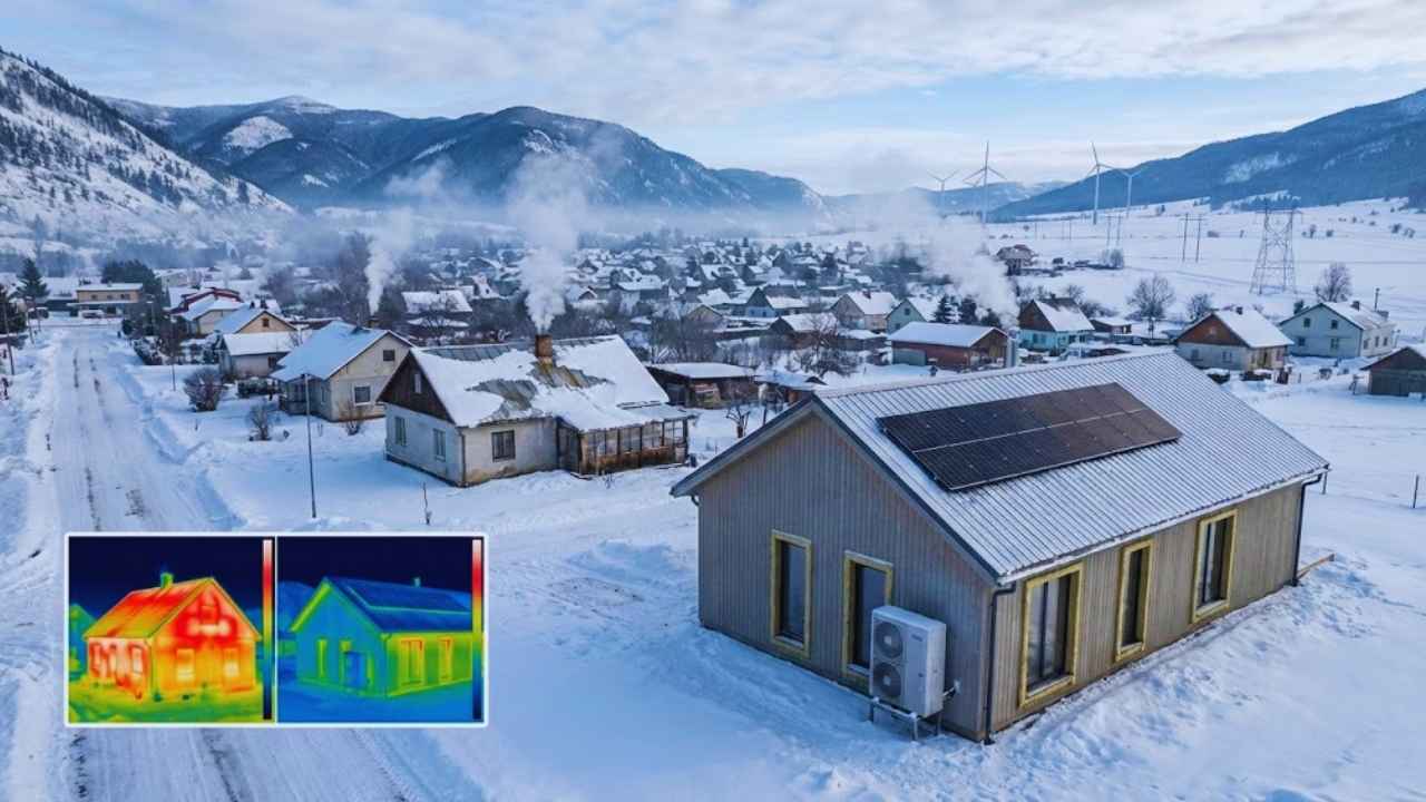 The Environmental Cost of Staying Warm in Cold Climates