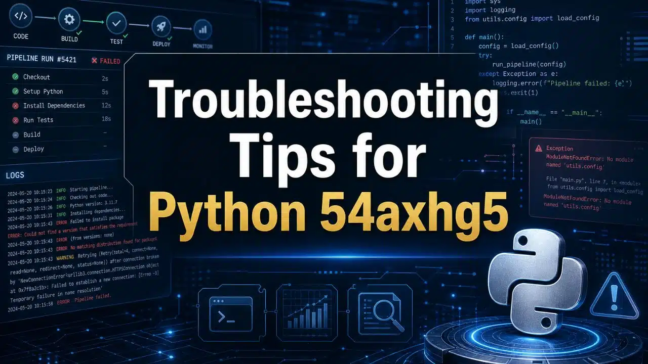 Troubleshooting Tips for Python 54axhg5