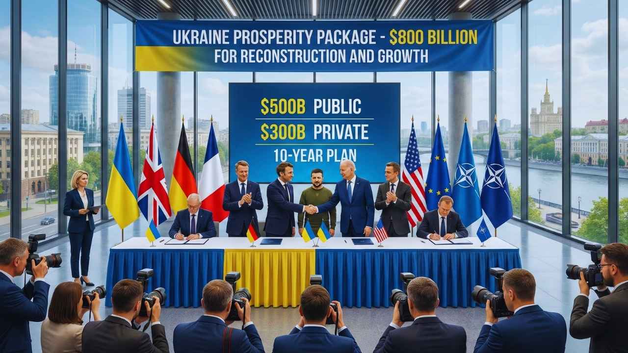 Ukraine 800 Billion Reconstruction Plan