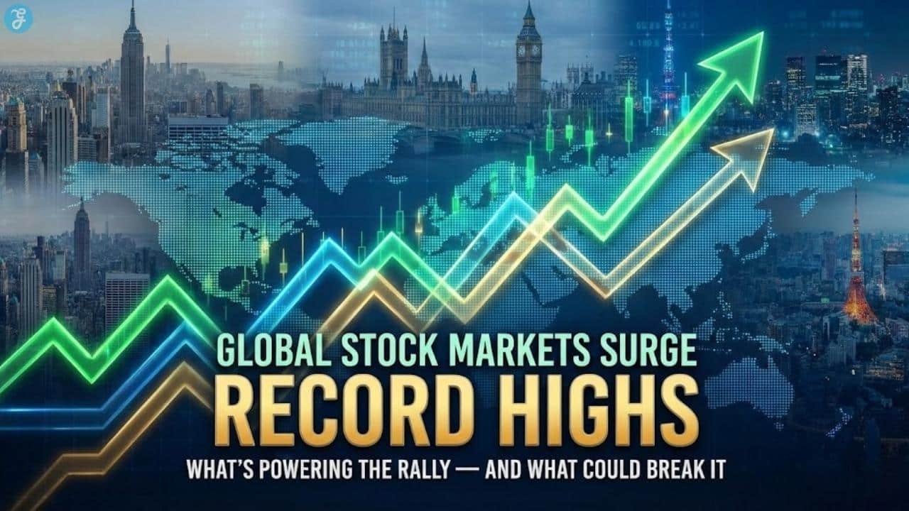 Global stock markets break record highs featured image