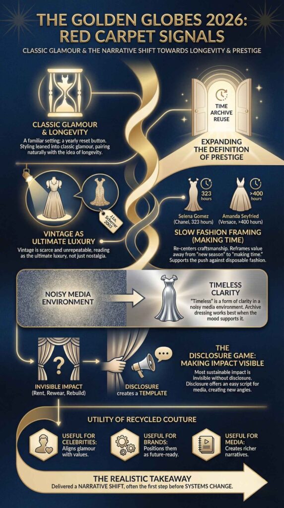 What The Golden Globes 2026 Signaled On The Red Carpet?