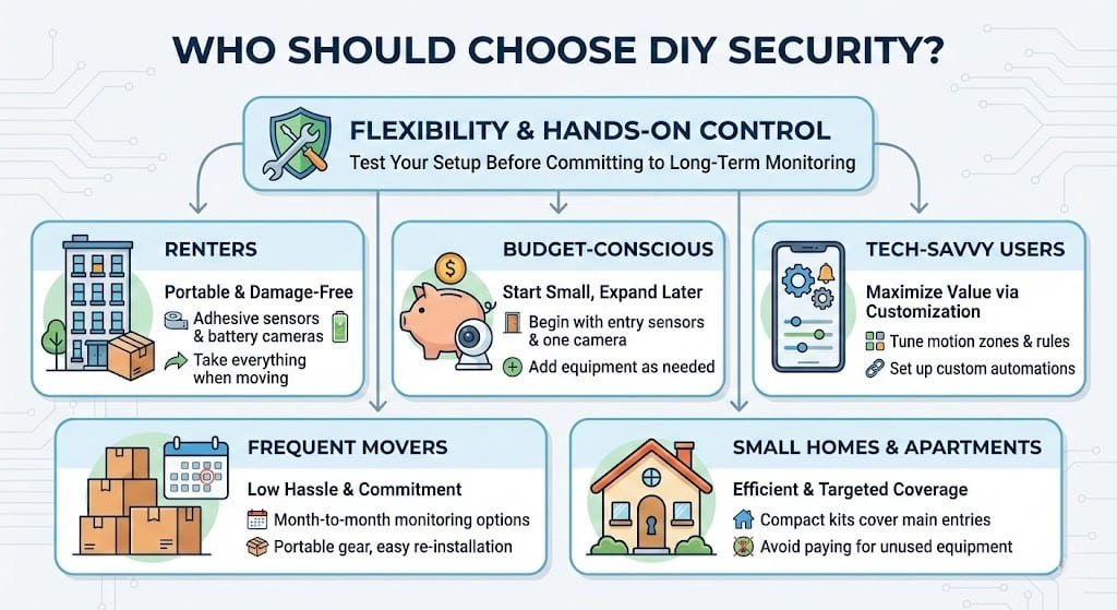 Who Should Choose DIY Security
