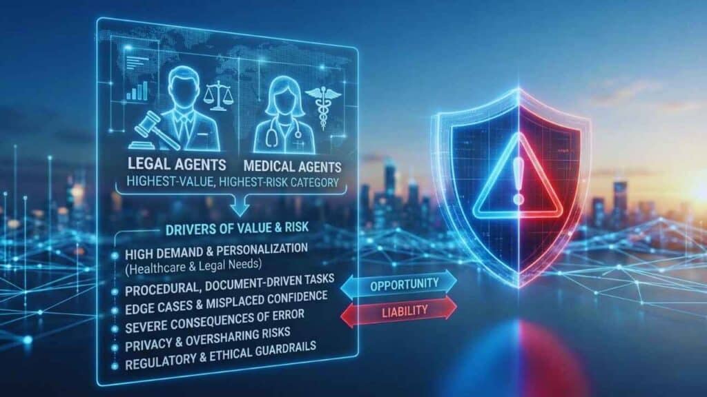 Why Legal And Medical Agents Are The Highest-Value, Highest-Risk Category?