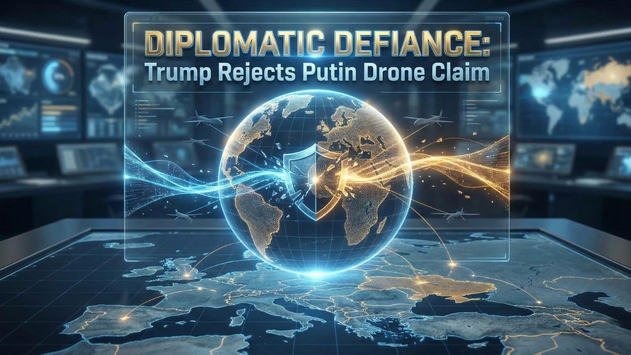 Trump Rejects Putin Residence Drone Claim