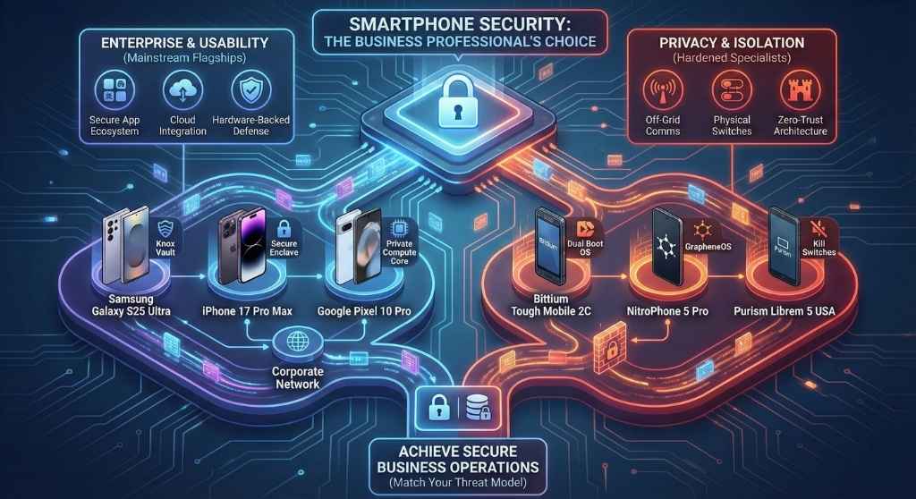 most secure smartphones for business