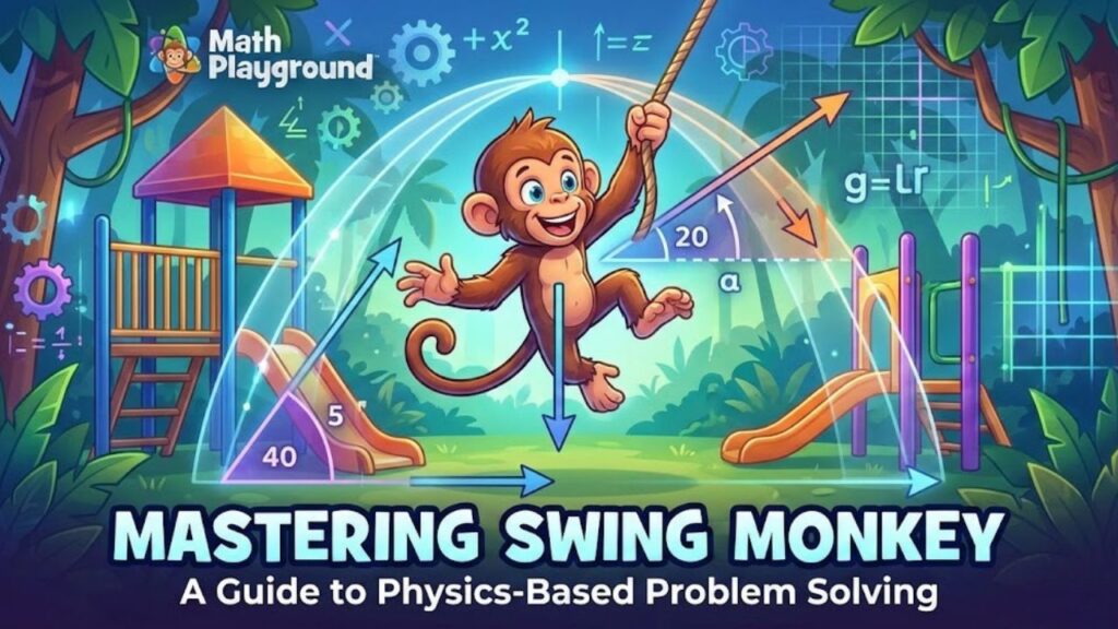 Swing Monkey on Math Playground