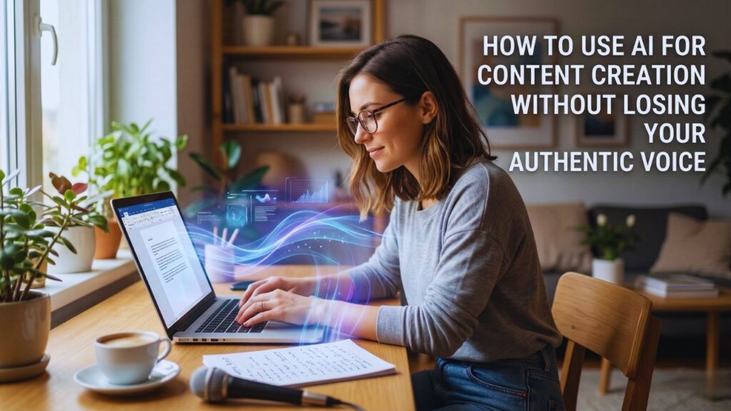 How to Use AI For Content Creation Without Losing Your Voice