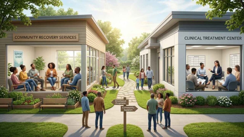 Recovery Nonprofits vs Structured Rehab Programs