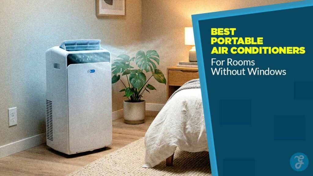 portable air conditioners for rooms without windows