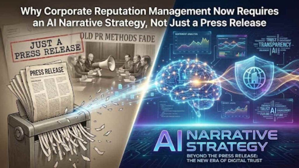 Why Corporate Reputation Management Now Requires an AI Narrative Strategy, Not Just a Press Release