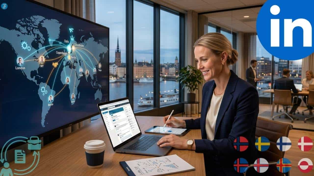 Scandinavian B2B LinkedIn social selling
