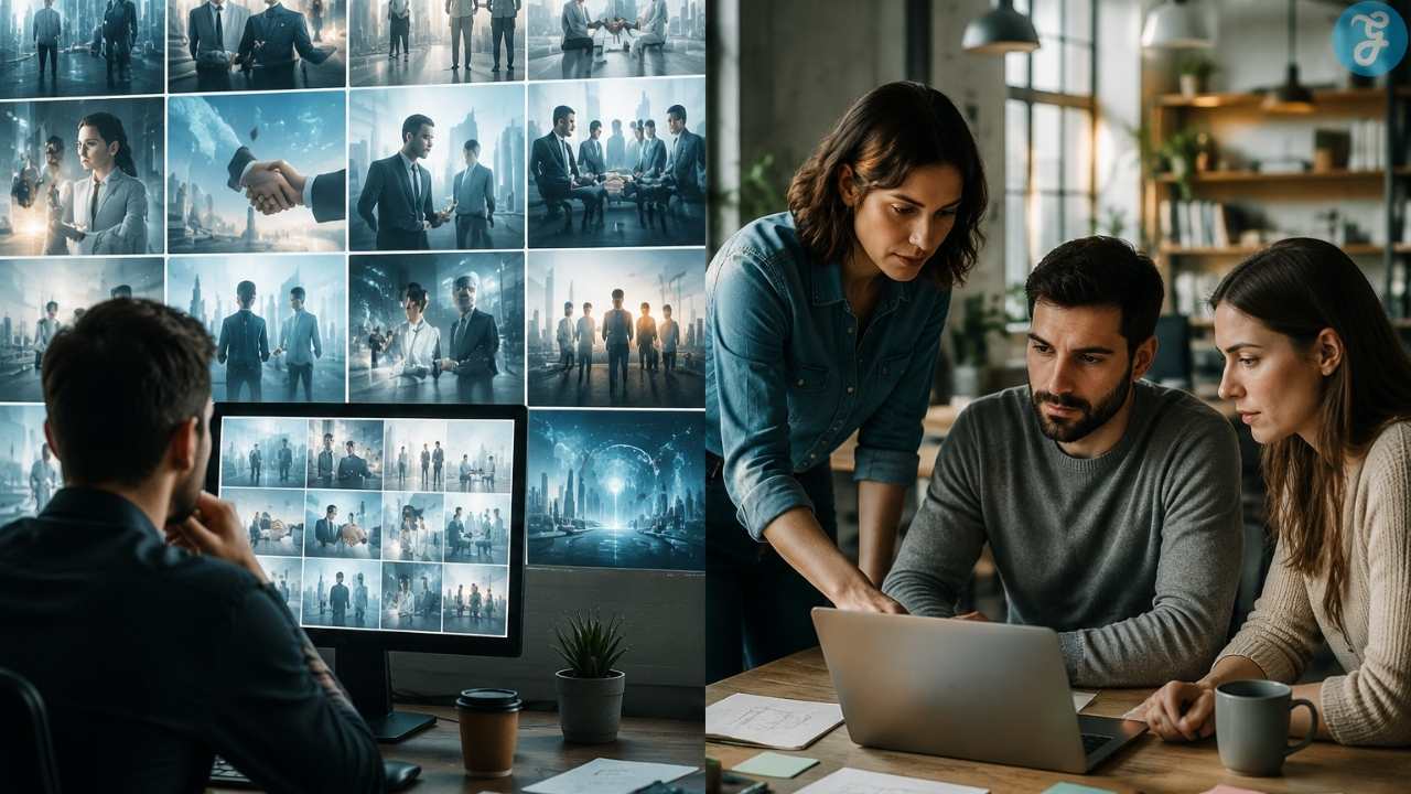Stock-AI Aesthetics Are the New Stock Photography