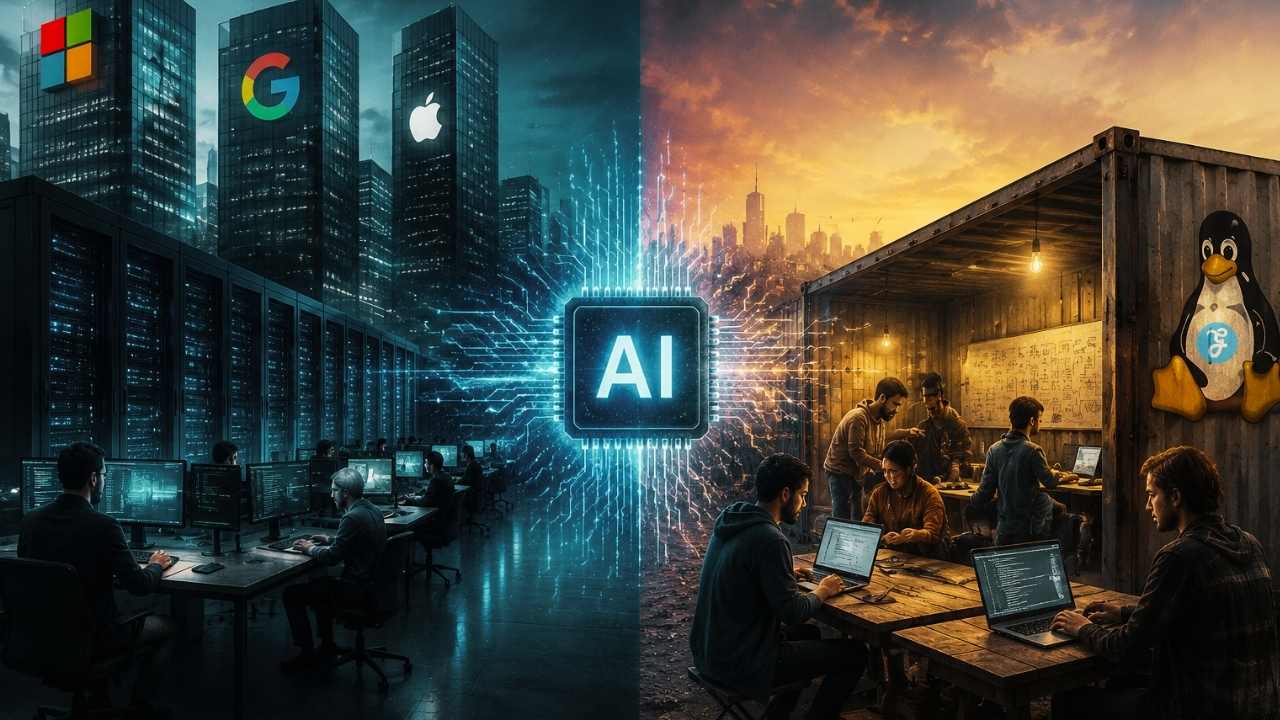 Big Tech vs Open Source AI