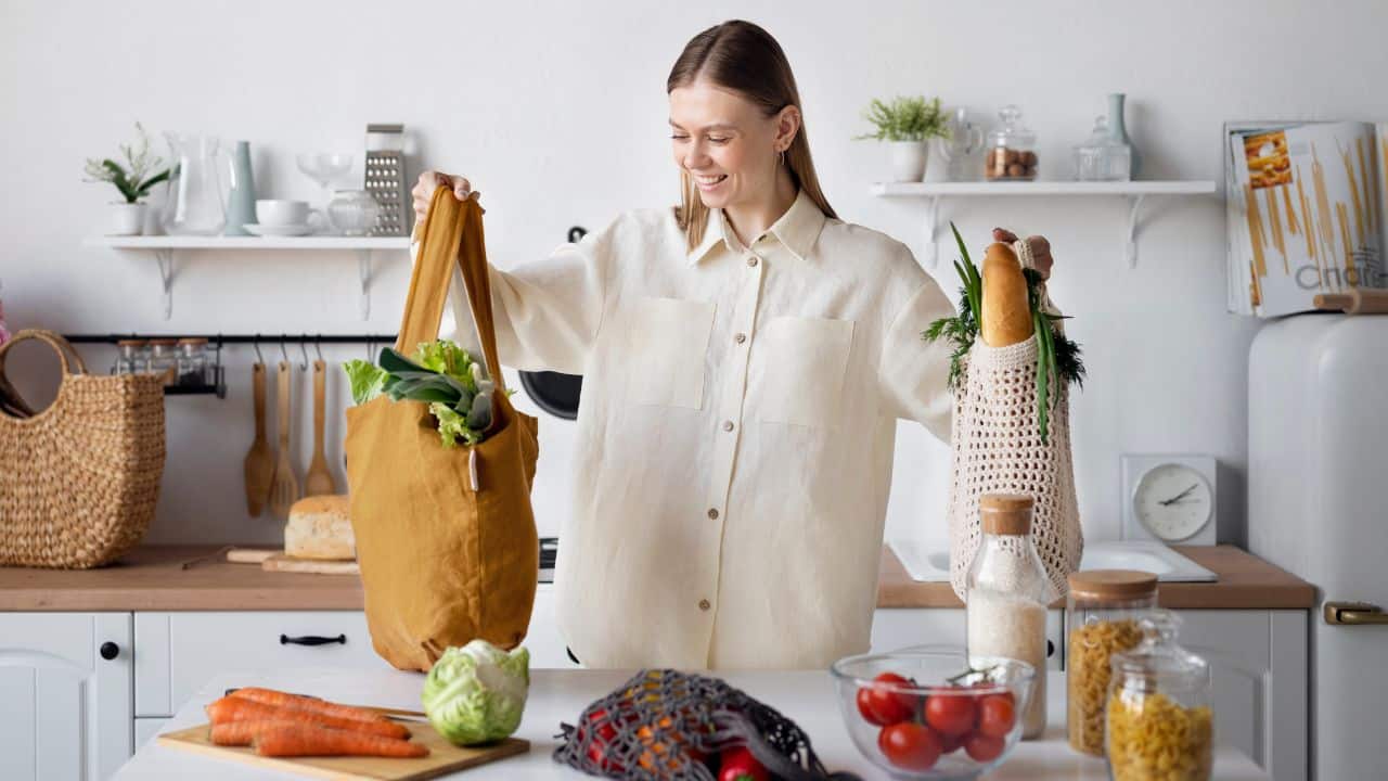 Zero-Waste Grocery Shopping Habit
