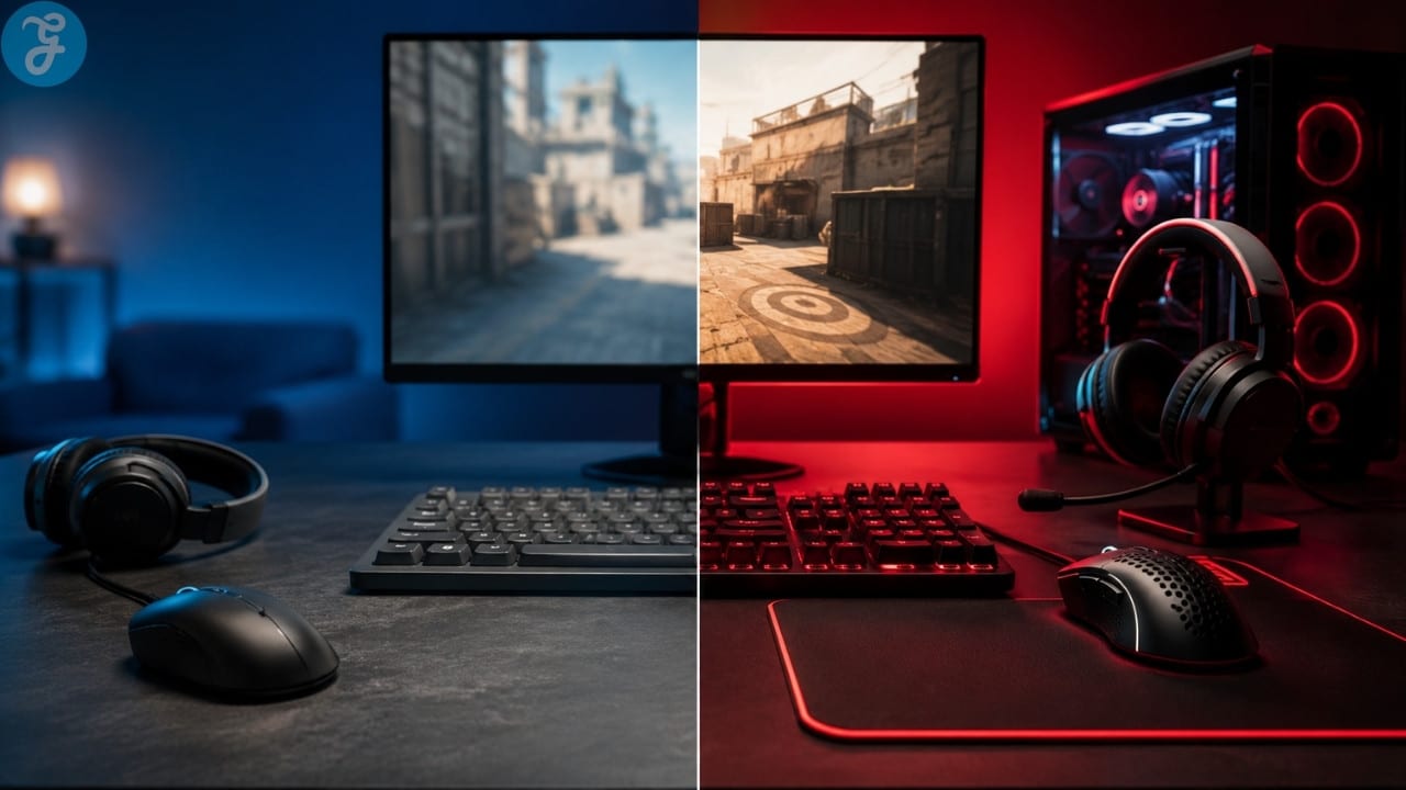 esports vs casual gaming gear