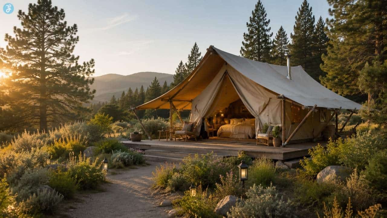 nature-positive glamping