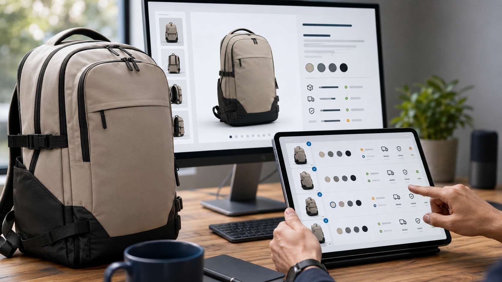 SEO Tactics E-Commerce a person is checking the inventory