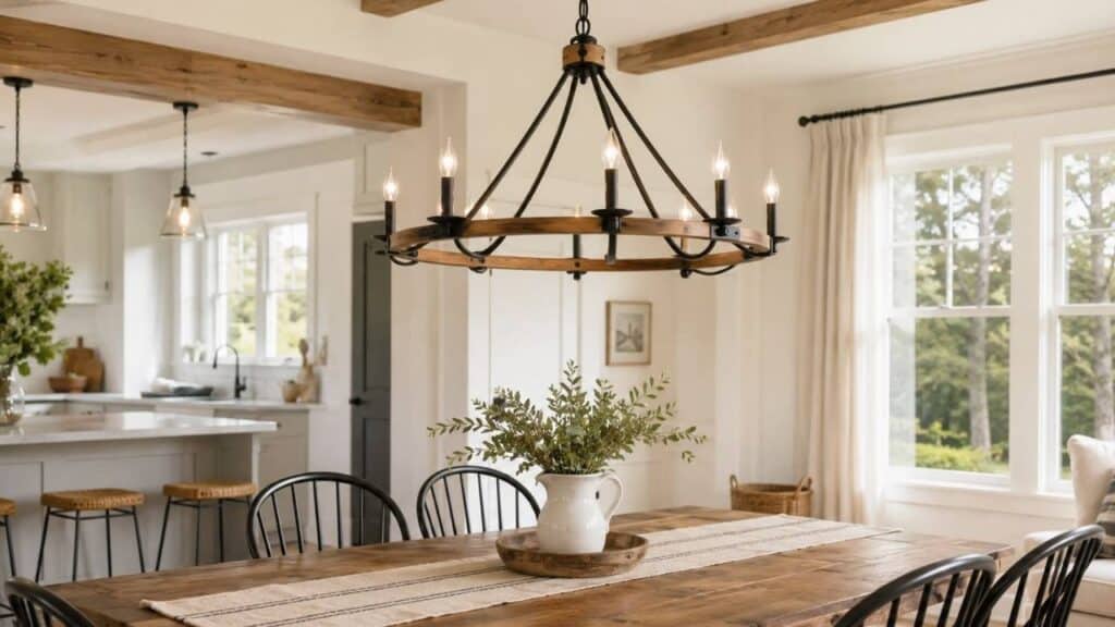 What Actually Makes a Chandelier Farmhouse