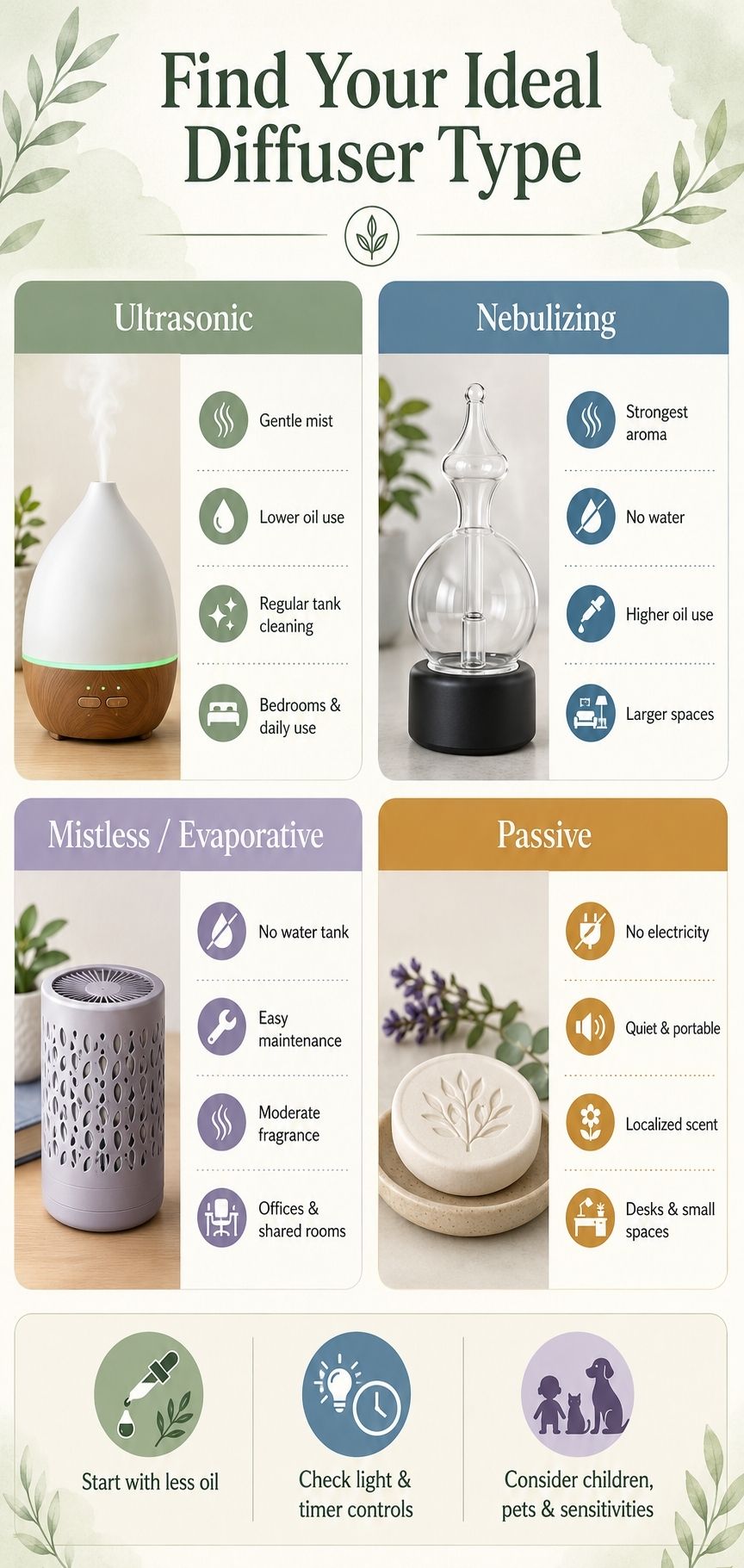 aromatherapy products and diffusers type