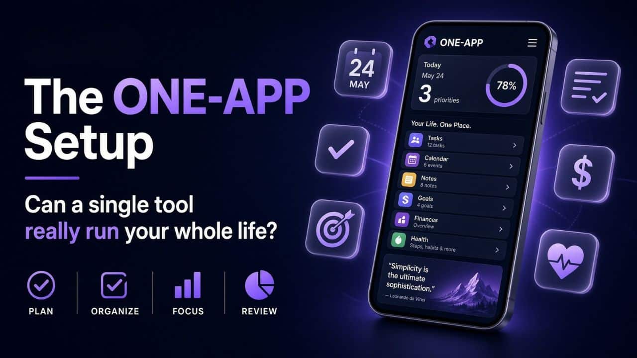 Can a Single Tool Run Your Whole Life