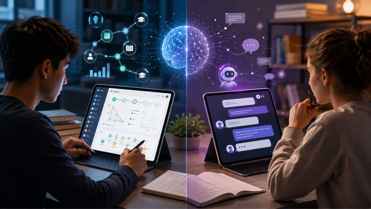 Intelligent Tutoring Systems vs. Chatbot Tutors