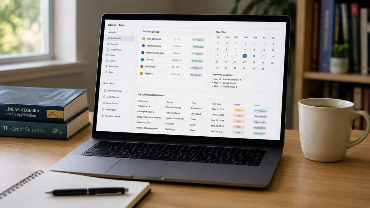 how to set up notion for students