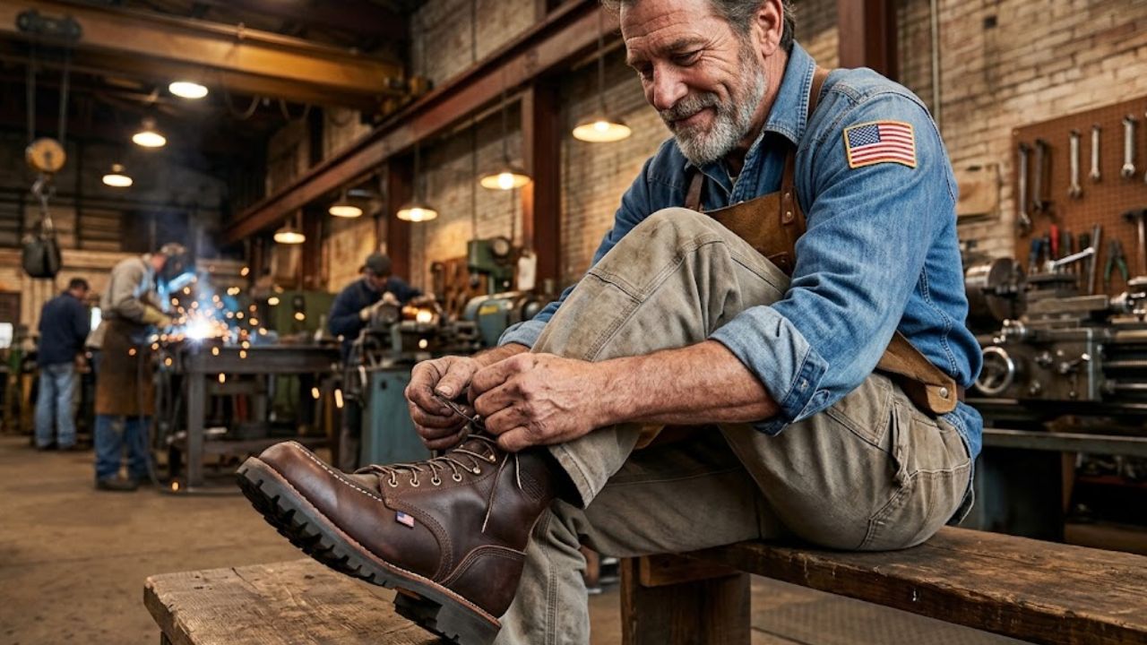 Made in America work boots