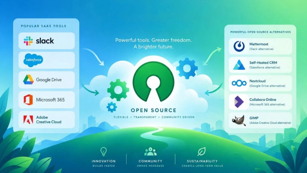Open-Source Alternatives to Popular SaaS Tools