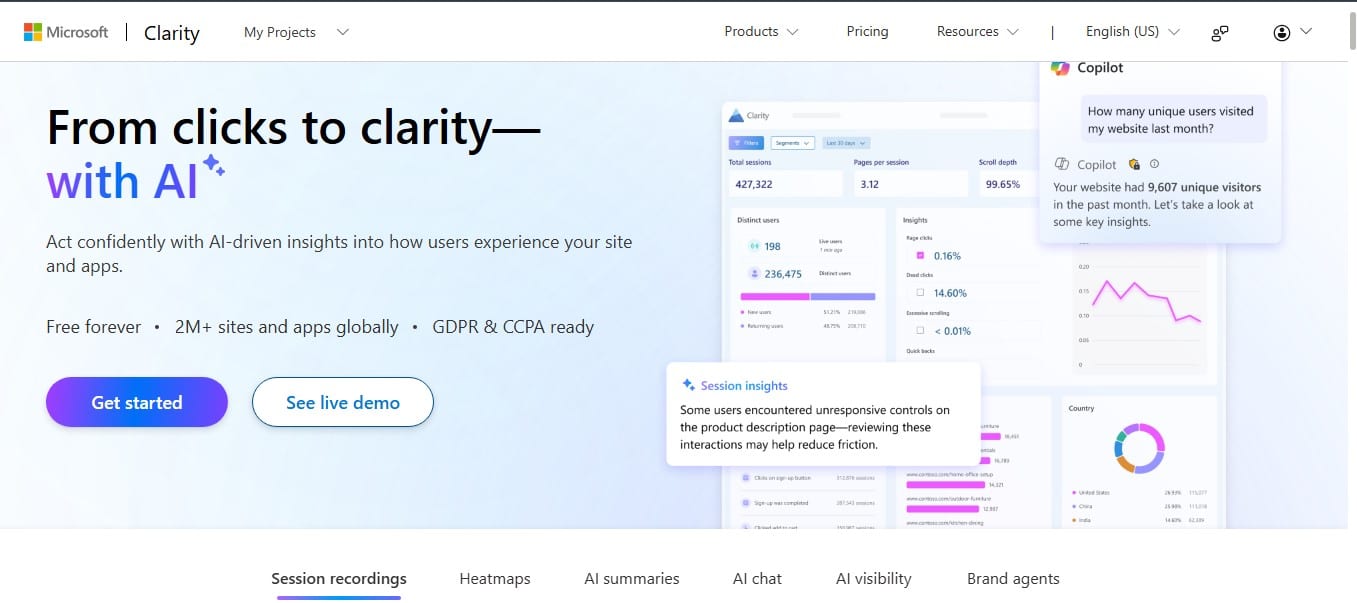 microsoft clarity