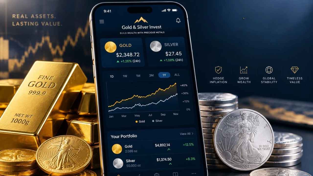 Apps for Investing in Gold and Silver