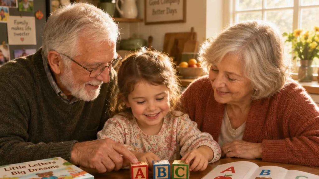 how grandparents can help with letter learning