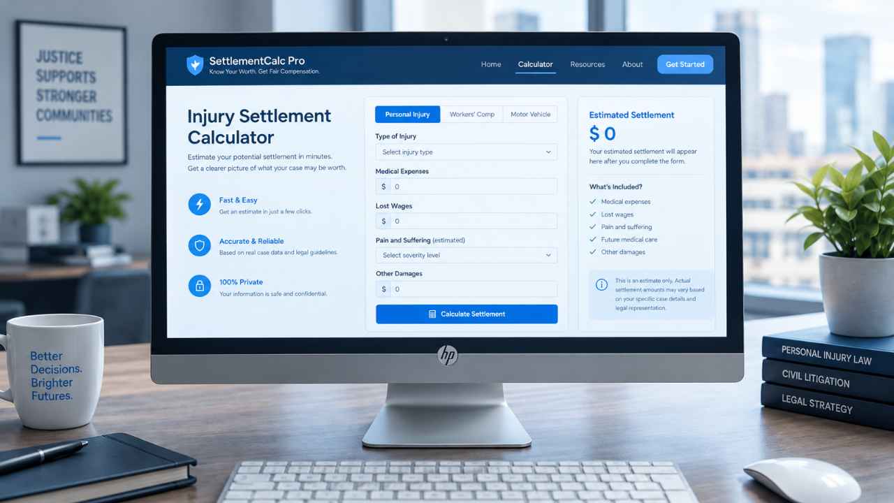 Injury Settlement Calculator Tools