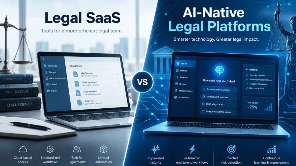 Legal SaaS vs. AI-Native Legal Platforms