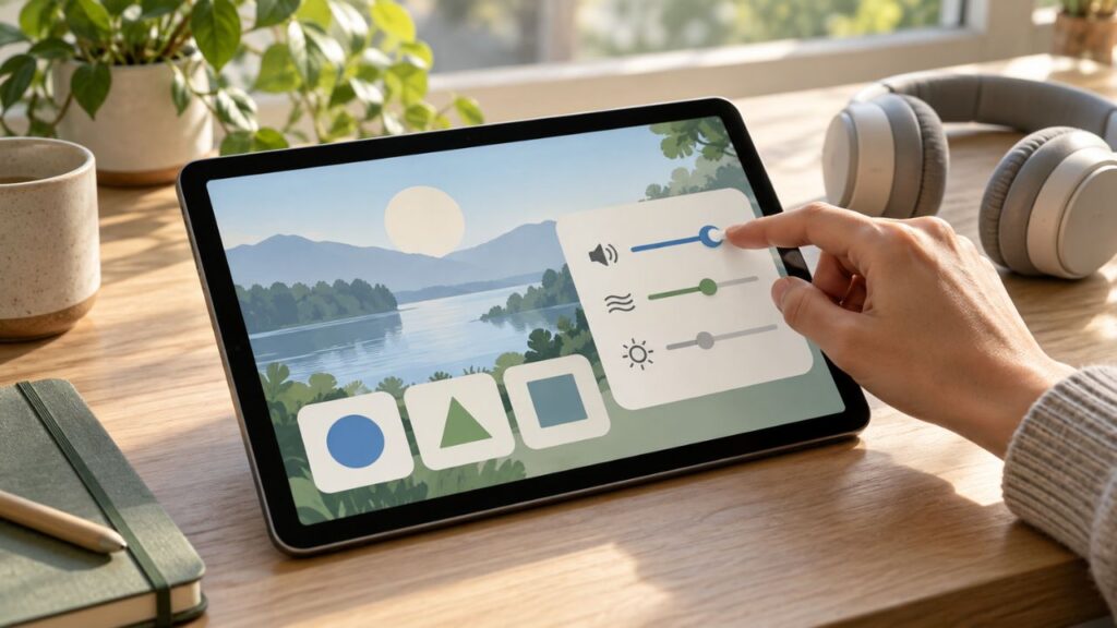 sensory-friendly app design